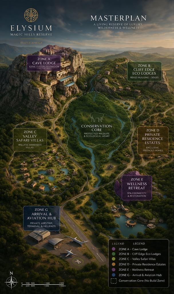 Elysium Magic Hills Masterplan Render